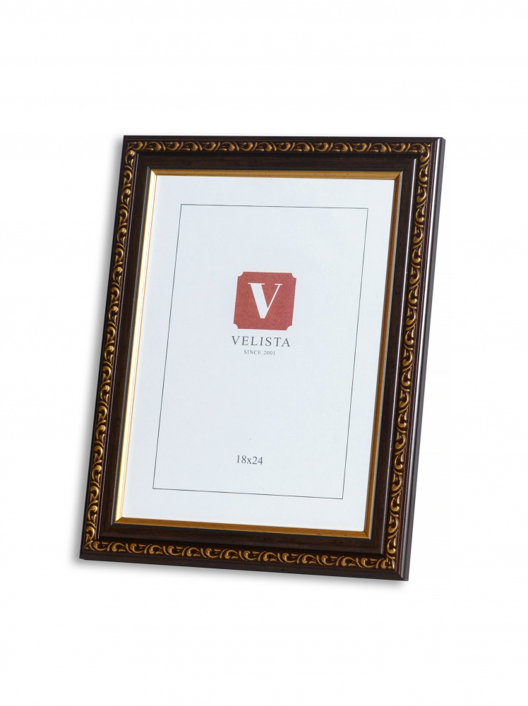Рамка для фото Velista 30M-1198Nv 18х24 см коричневий із золотистим