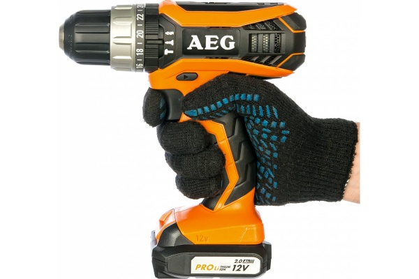 Шуруповерт ударный аккумуляторный AEG 4935451531 BSB12G3 LI-202C