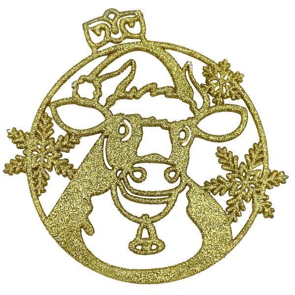 Подвеска MISLT Бычок медальон bull003-3 3 см