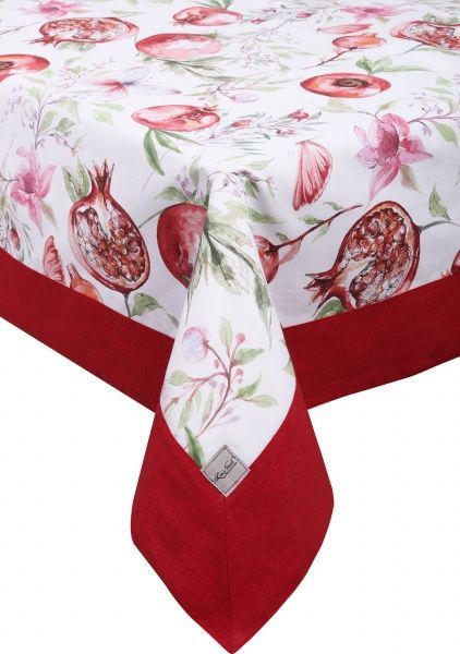 Скатерть Гранат с кантом 136x180 см разноцветный La Nuit 