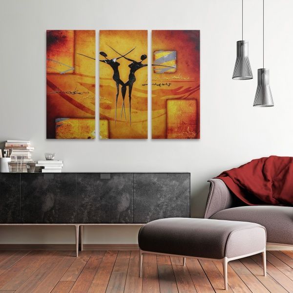 Картина модульная Абстракция МК363 93x69 см 