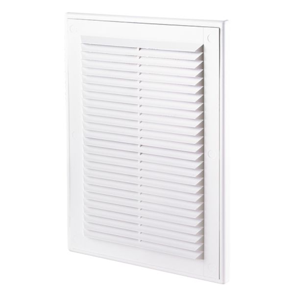 Решітка Домовент ДВ 125с пластик білий 