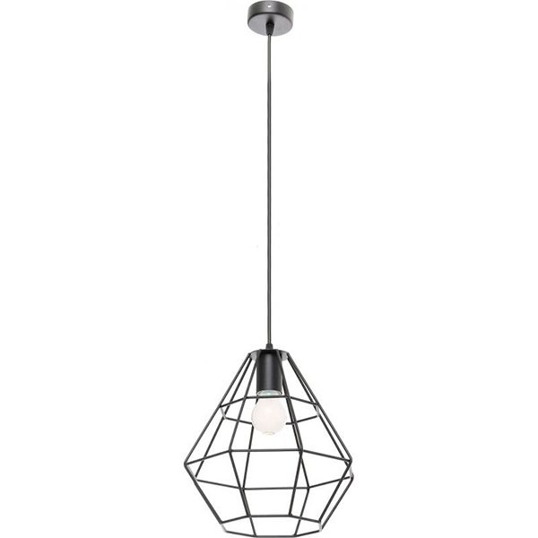 Підвіс Vitaluce 1x60 Вт E27 чорний V4142/1S 