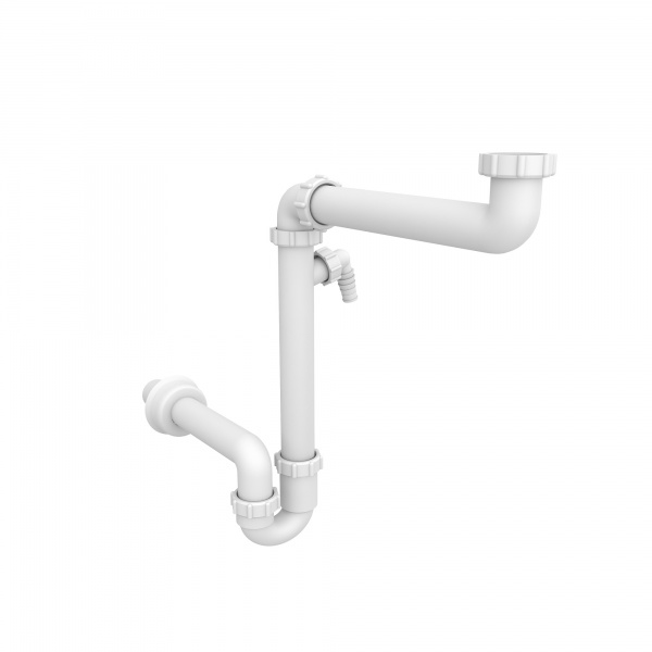 Сифон для умывальника Styron STY-641 с накидной гайкой 6/4