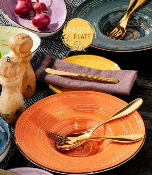 Тарелка глубокая Spiral Orange 25,5 см 350 мл WL-669327/A Wilmax