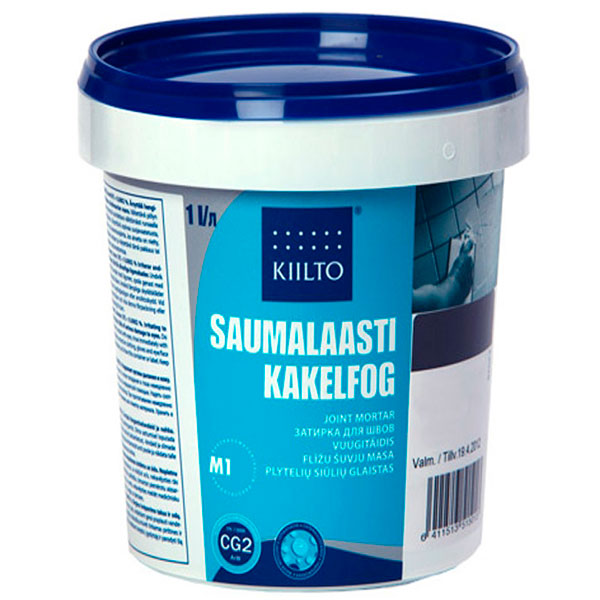Фуга KIILTO Kesto 39 1 кг серый  