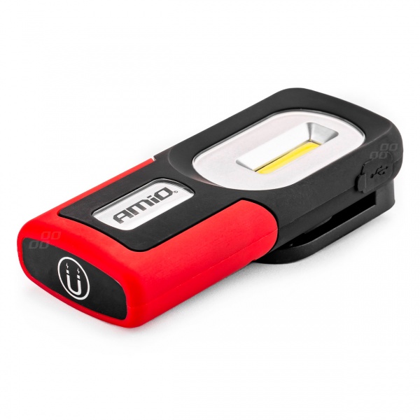 Фонарик AMiO WT06 черно-красный