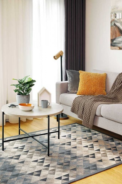 Ковер Narma KIVA grey 100x160 см двустороний 