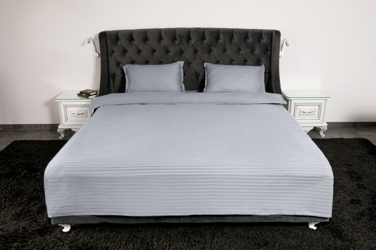 Комплект постельного белья двуспальный евро шампань IDEAL TEXTILE — фото 1