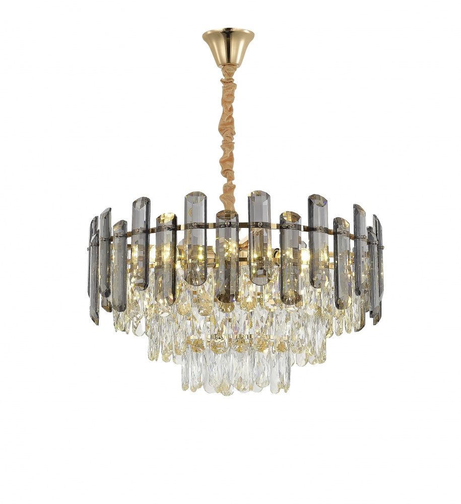 Люстра потолочная Sensio Tierra 6xE14 золото/хром/черный PA-8015-500