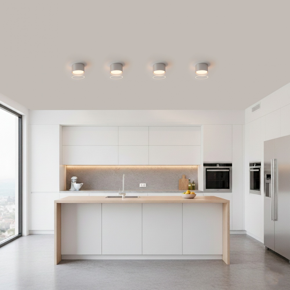 Светильник точечный Eurolamp LumiTube GX53 серебряный LH-GX53(silver)C