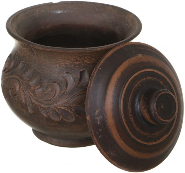 Горщик для сметани 0,5 л різьблений