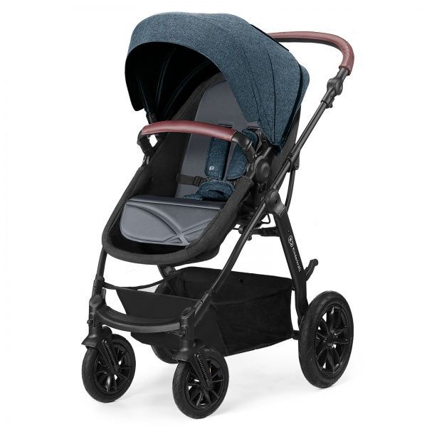 Коляска 3 в 1 Kinderkraft XMOOV джинсова 