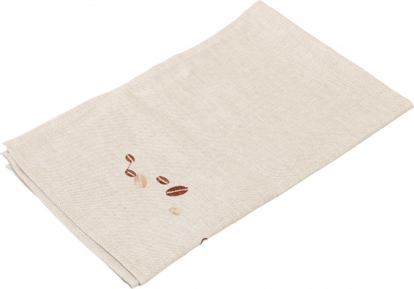 Рушник Кава 399-21/08 40x60 см Едельвіка білий із малюнком 