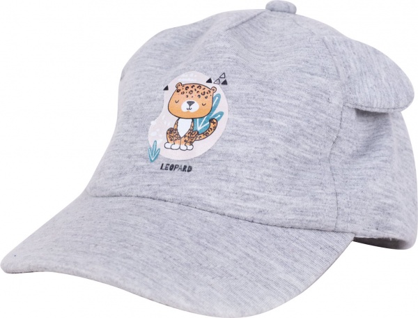 Кепка для хлопчиків YO! р.42-46 сірий CZD-0618C 