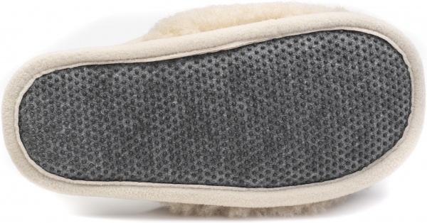 Тапки домашние Flokati Merino р.42-43 бежевый 