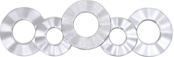 Меблева ручка DL 10A/128 G6 128 мм матовий хром DC