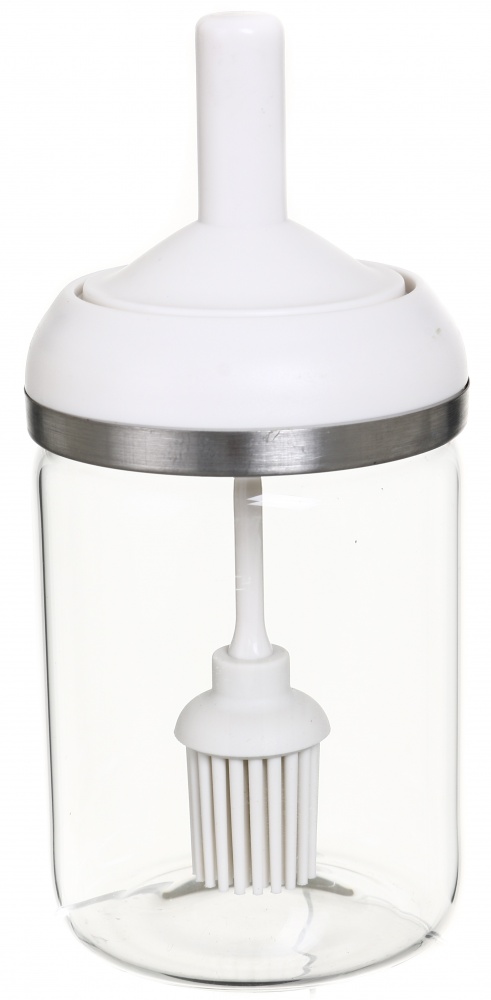 Емкость для масла Smart Kitchen by Flamberg с кисточкой Cuisine 7,6х7,6х16,4 см