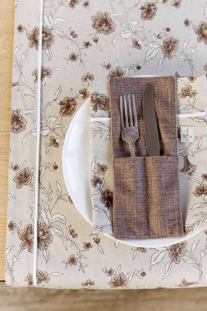 Чехол для приборов Прованс Сappuccino Коричневый 10x24 см