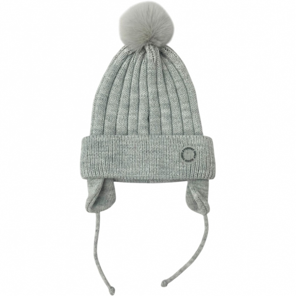 Шапка HW для дівчаток р.50-52 сірий