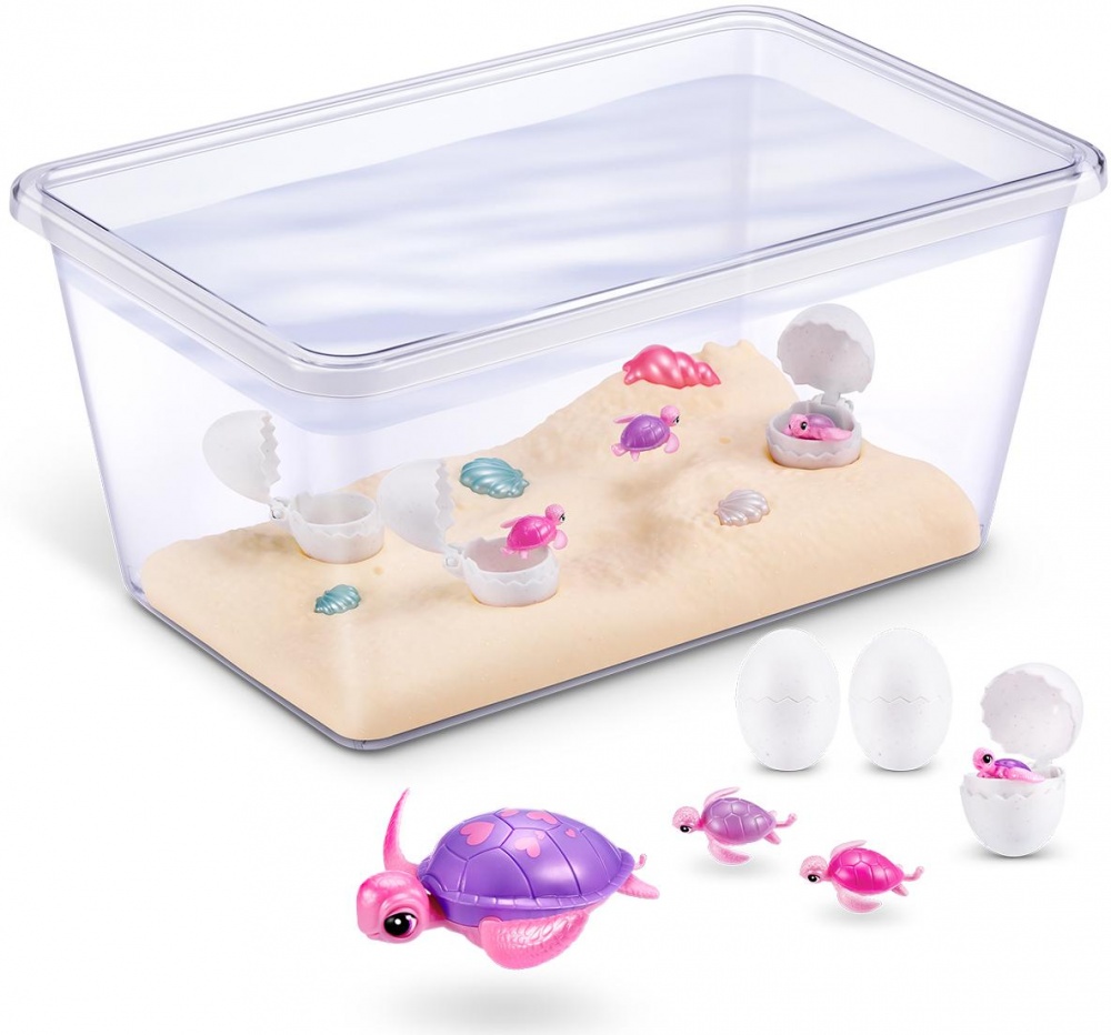 Интерактивный игровой набор Pets & Robo Alive Мама черепаха с сюрпризом 9560