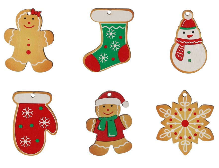 Набір іграшок Тайм Еко Олені d 40 мм 4 см 18 шт./уп.