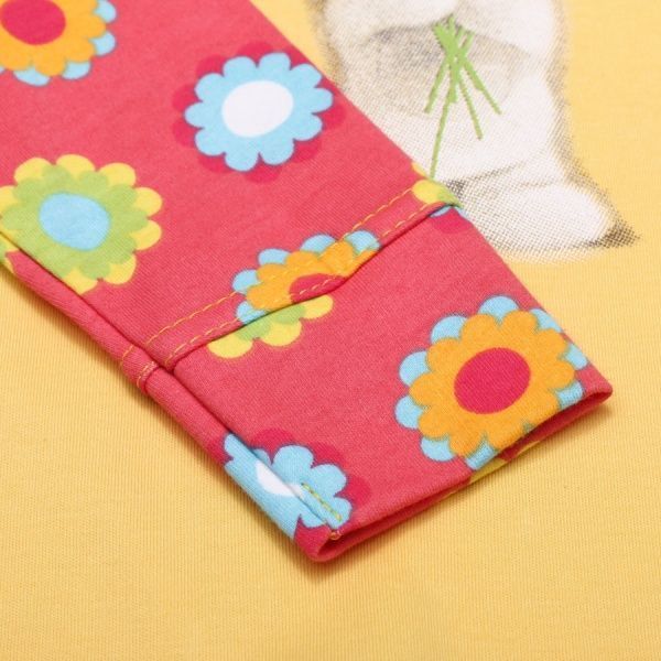 Пижама для девочек Фламинго р.122 желтый с красным 247-222 