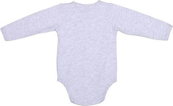 Боди детское для мальчика Татошка р.86 серый меланж м14251смл 