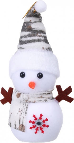 Подвеска Снеговик пенопласт микс 4 вида 20 см 