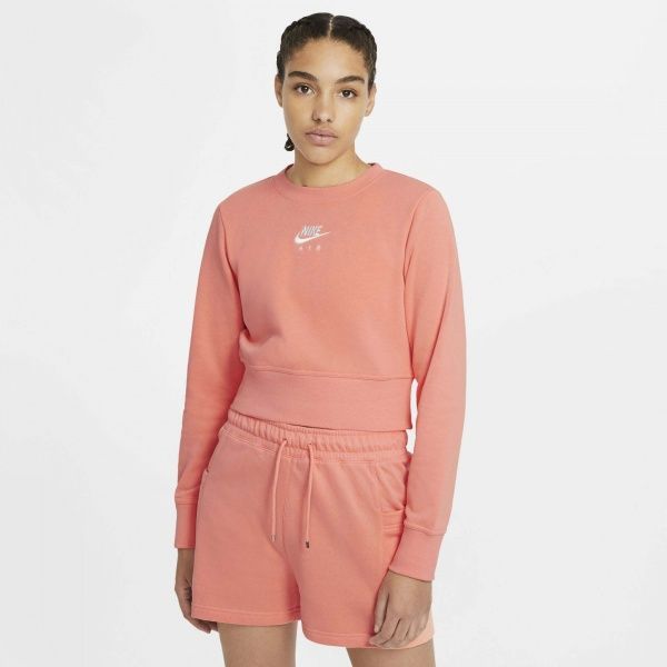 Світшот Nike W NSW AIR CREW FLC DC5296-693 р. 2XL помаранчевий