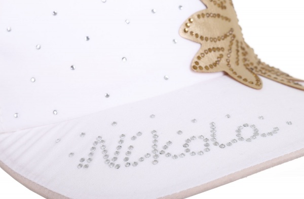 Кепка для девочек Pampona 21 L 01 р.48 молочный 