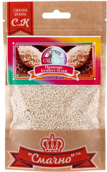Кунжут белый 50 г Смачно 