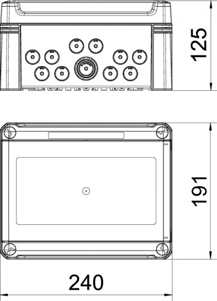 Корпус монтажный OBO Bettermann ИК06 2008828
