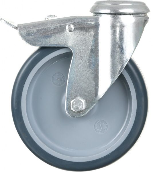 Колесо поворотное с тормозом 1477 РАО 100 Р30-11 TENTE