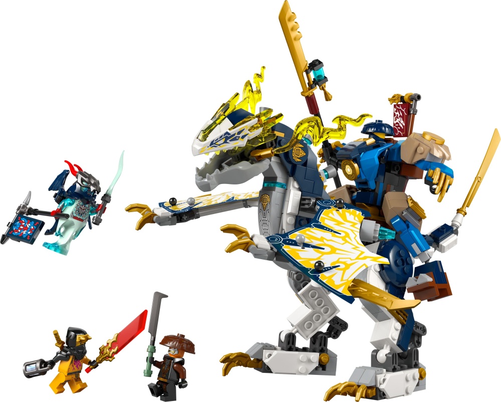 Конструктор LEGO NINJAGO Разбойник: Робот-всадник на драконе 71843