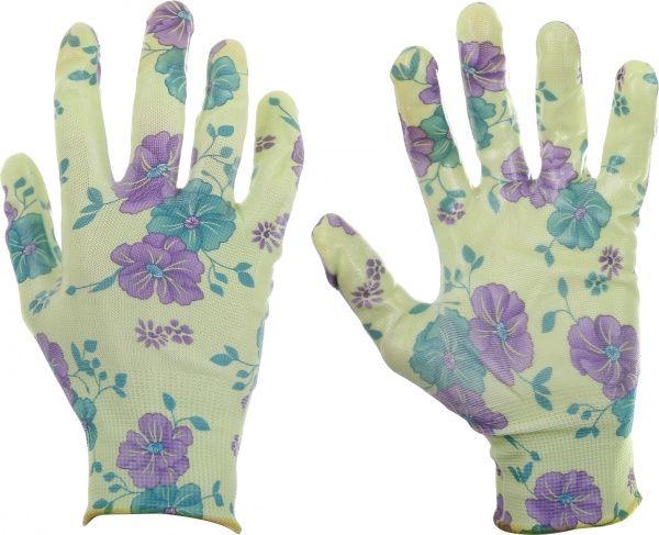 Перчатки ТавТекс садовые с покрытием нитрил L (9)