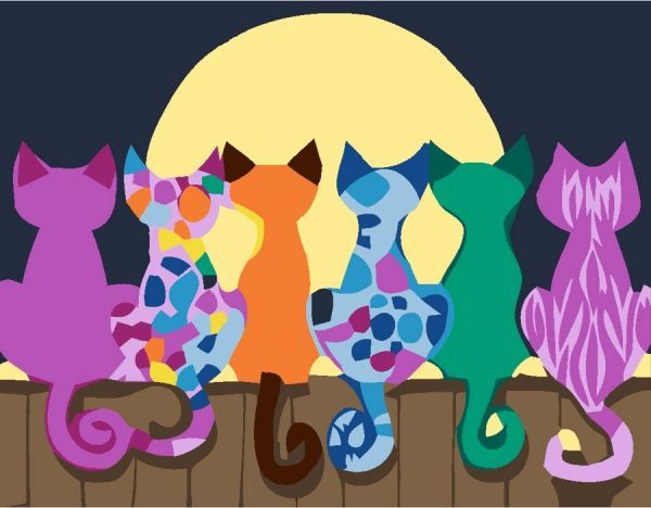 Картина по номерам Лунная ночь 35х45 см Rosa Start 