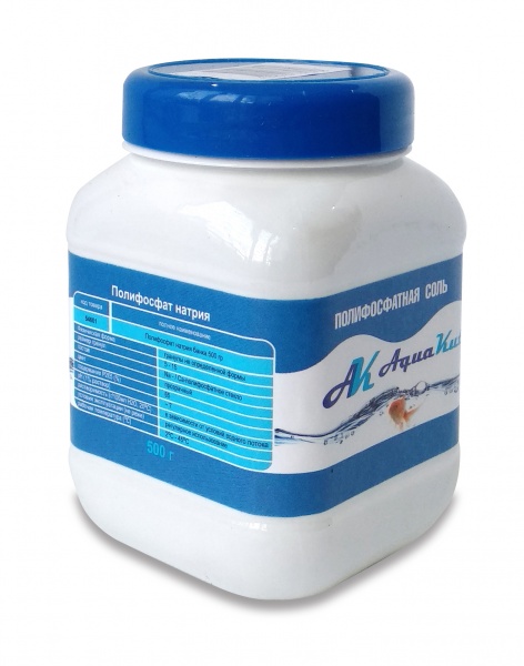 Засыпка Aquakut полифосфат натрия 0,5 кг 