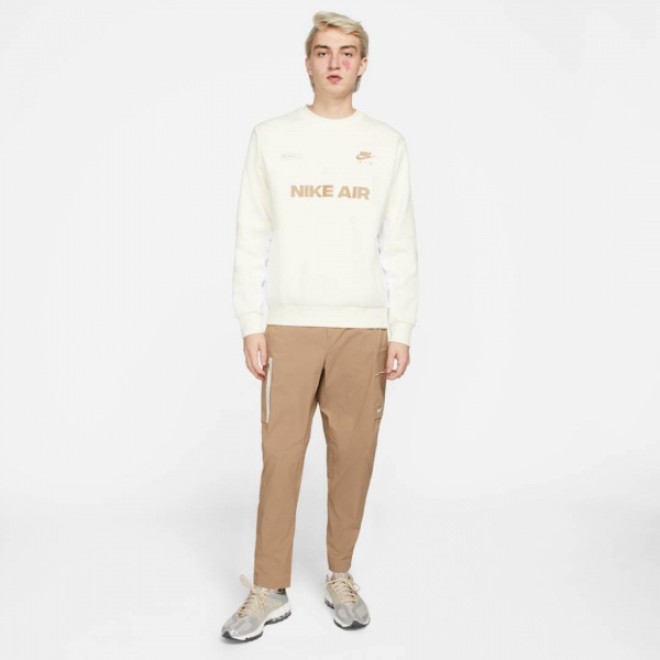 Світшот Nike M NSW AIR BB CREW DM5207-113 р. M бежевий