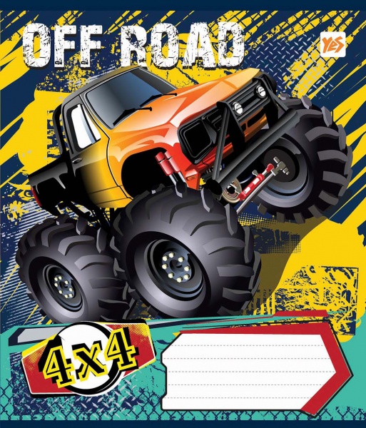 Комплект тетрадей Off-Road 2018 12 листов в клетку 25 шт. YES