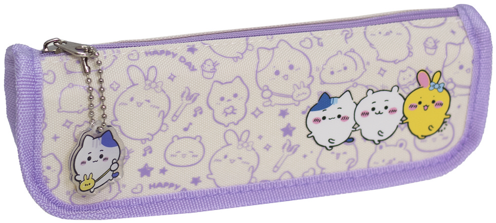 Пенал-гаманець 21x5x7 см 5-044-03 Барвінок фіолетовий із малюнком