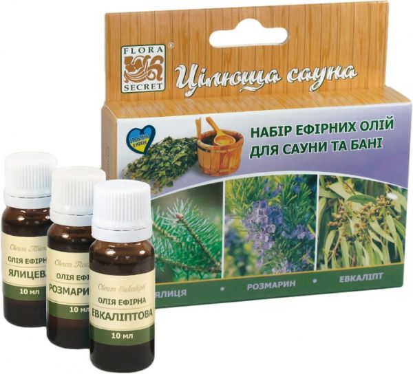 Набор эфирных масел Flora Secret Цілюща сауна 30 мл 