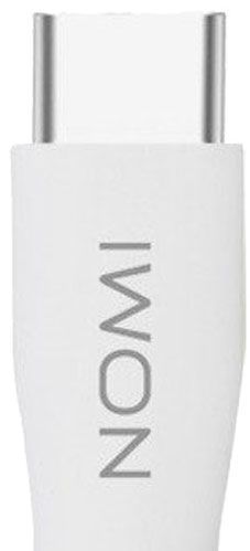 Кабель Nomi USB Type-C 0,15 м білий (430319) dcf 015c 