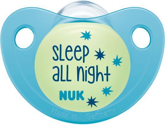 Пустушка Nuk Trendline Day & Night силіконова блакитна р 2 (10176247)