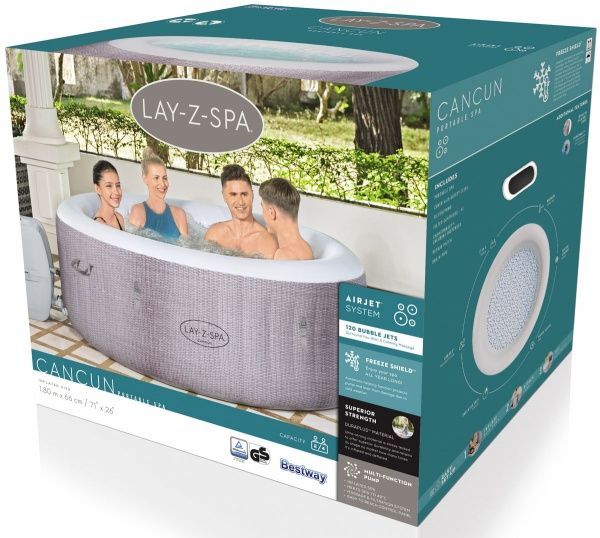 Спа-басейн Bestway Канкун 180х66 см