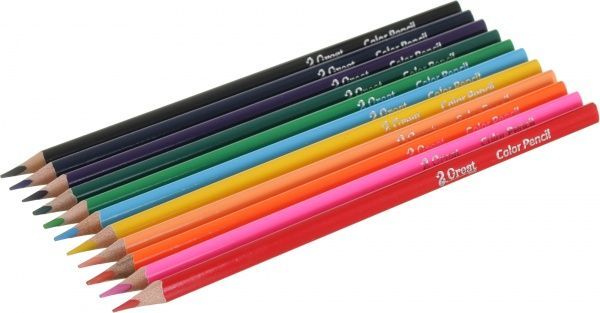 Карандаши цветные Abstraction голубой 12 шт.