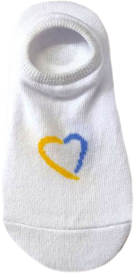 Следы унисекс Molly Сердце патриотические р. 18–20 белый 