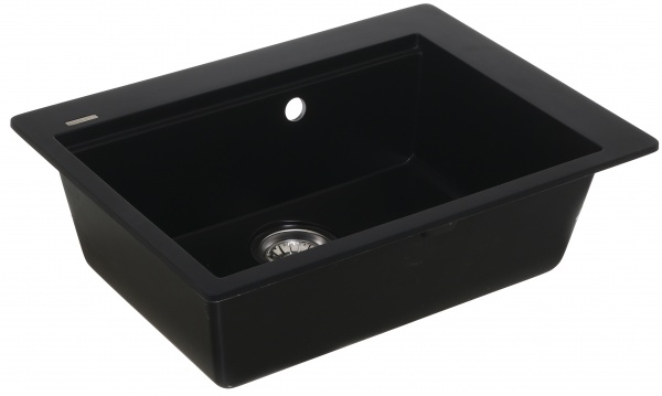 Мойка ScandiSPA из кварцевого песка Delta black GMD620b 