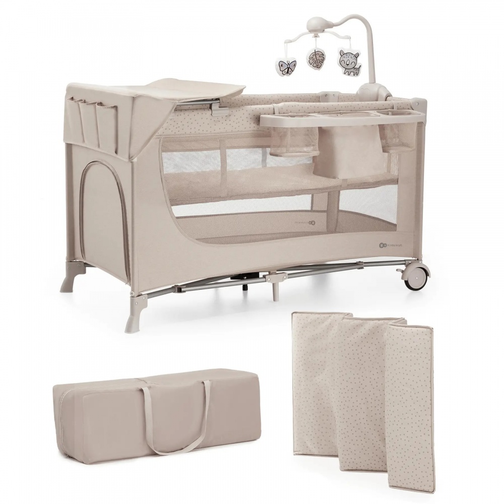 Манеж-кровать Kinderkraft Joy 2 Beige KLJOY02BEG000AC