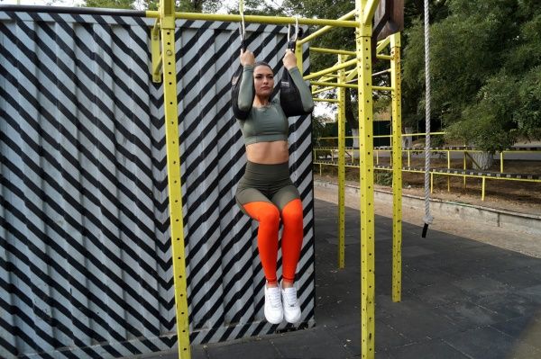 Петлі для тренінгу підвісні для пресу (Береша) PP_7061_Black